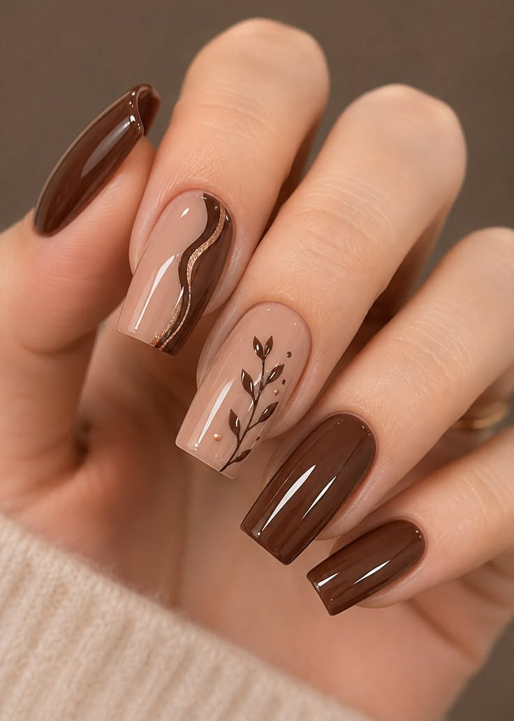 Chic Burgundy Nail Art Ideas BUY 1 GET 1 FREE GIFT